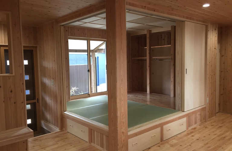 自然素材にこだわった住み心地の良い快適な木の家 | 鹿児島市の注文住宅なら想いを形にする株式会社相塲工務店
